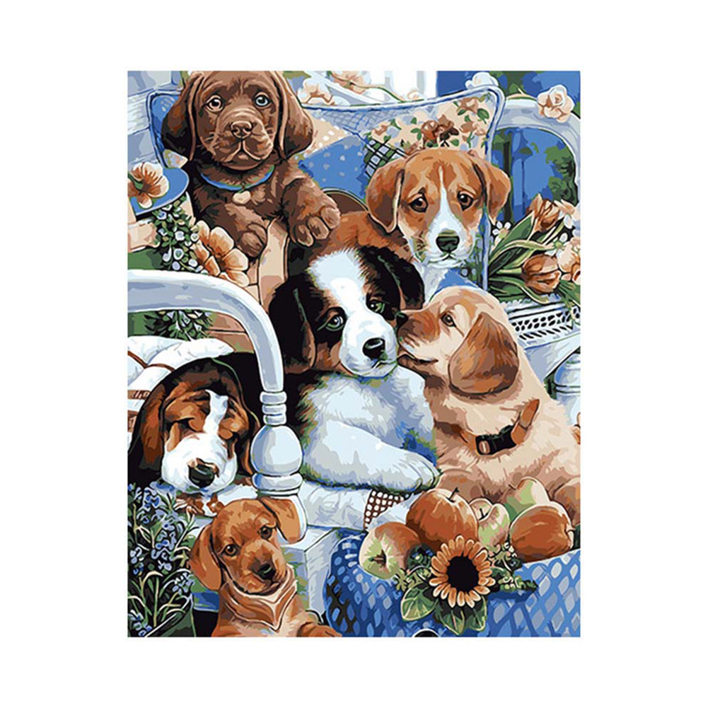 Noche ciudad DIY pintura al óleo digital fábrica al por mayor sin marco combinación apretado marco interior estilo más de 1 unidades entrega