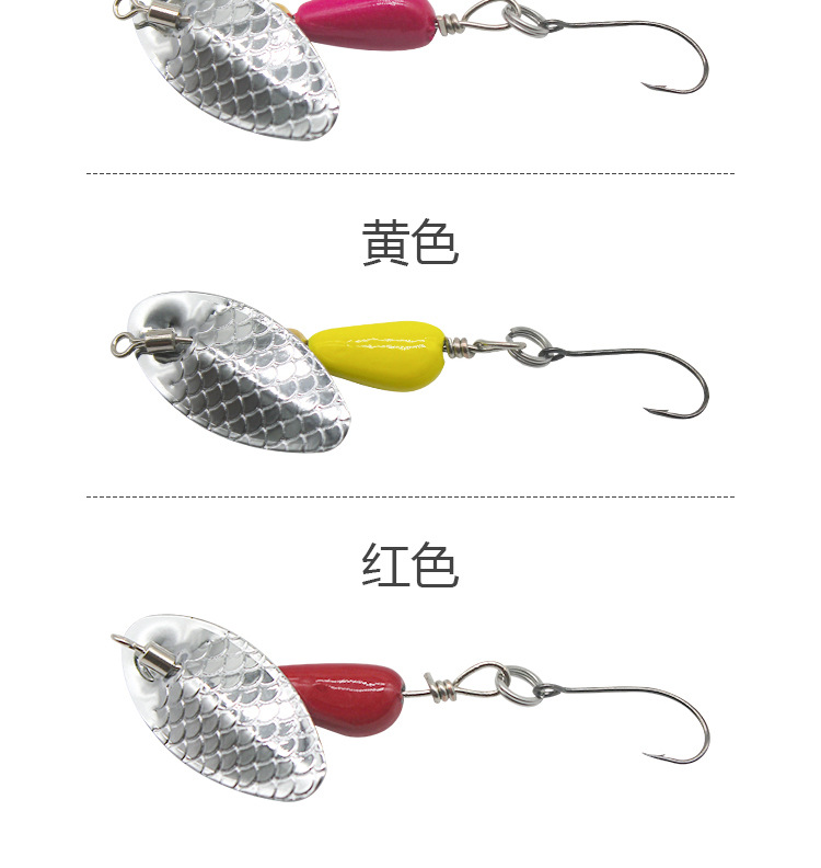 Metal Spoons Fishing Lures spinner Spoon Fresh Water Bass Swimbait Tackle Gear