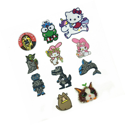 Direct Manufacturer Supply 2020 New Children's Cute Cartoon Fabric Patch Embroidery Patch DIY Fabric Patch Wholesale