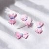 Japanese nail decoration, big cartoon three dimensional resin with bow, internet celebrity
