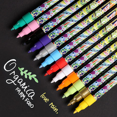 Needle pen watercolor nail graffiti pen 3D color graffiti nail art pen 0.7mm acrylic marker