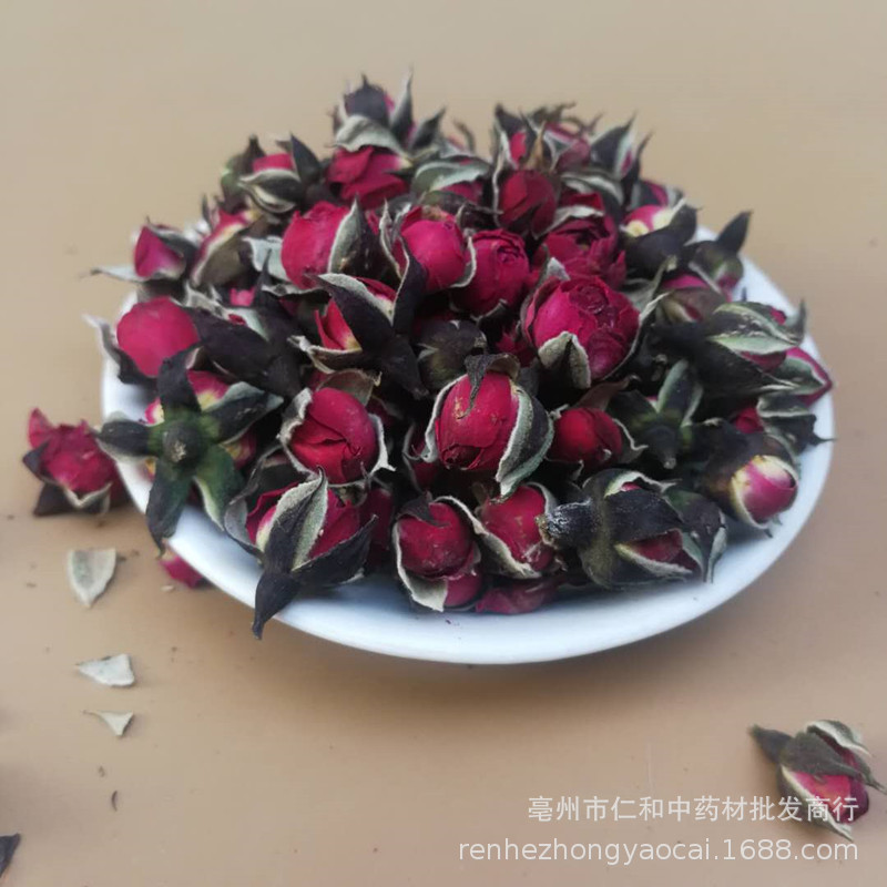 Golden Edge Rose Buds Jin Bian Mei Gui Dried Whole Flowers 500g for Tea and Culinary Use key features