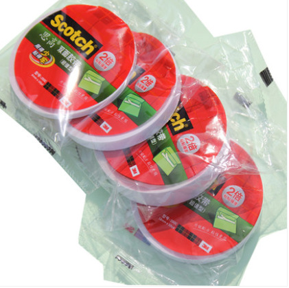 3M Scotch思高双面胶带 200C 双面胶 2倍粘力18mmX10YD