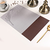 Woven antibacterial non-slip table mat PVC, wholesale