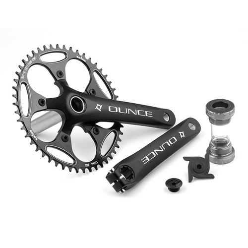 prowheel Haomeng road bike crankset 110BCD positive and negative teeth 5 claw single disc bicycle 172.5 left and right crank