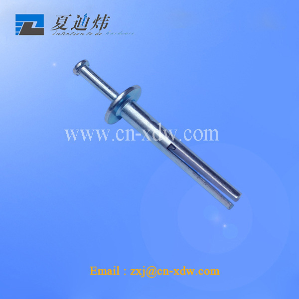 螺丝膨胀 插片壁虎  铁开叉钉 打入式壁虎