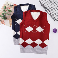 校园制服班服angelababy同款背心提花针织毛衣JK制服