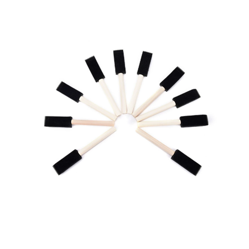 1 -inch sponge brush sponge shovel shading brush for wholesale origin site supply wood handle sponge art painting brush to wholesale