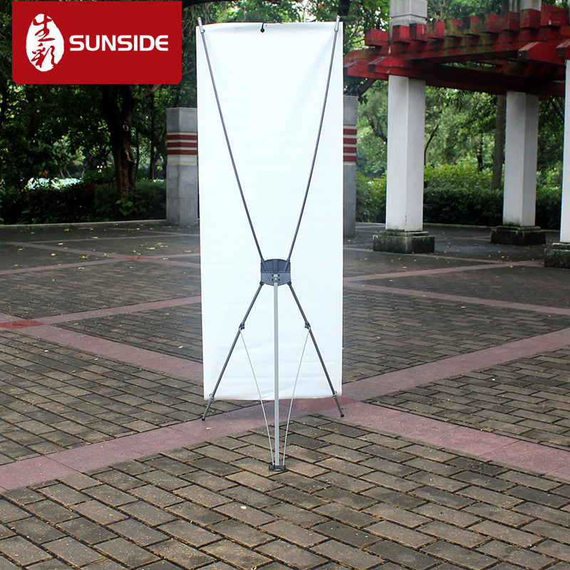 定制韩式防风X展架含pvc画面 加强加厚型80x180cm广告展架