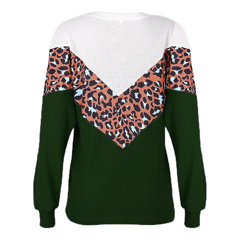 women s long-sleeved printed sweater NSKX5964