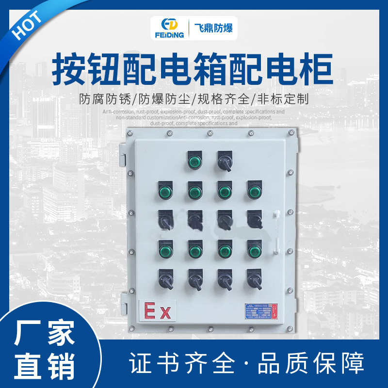 非标加工防爆按钮箱 防爆防腐控制箱 按钮配电箱配电柜开关箱