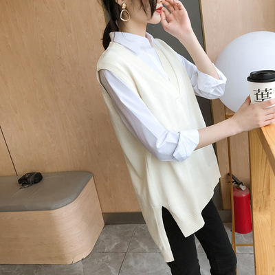 大量現貨壹件代發2020春夏新款大碼女裝胖v領馬甲上衣廠家直銷