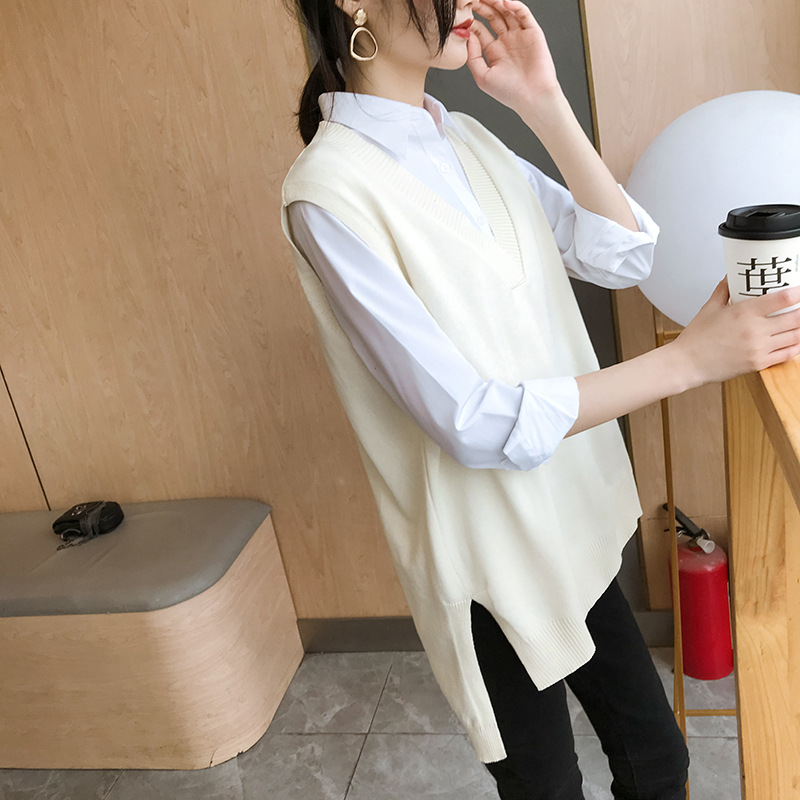 大量現貨壹件代發2020春夏新款大碼女裝胖v領馬甲上衣廠家直銷