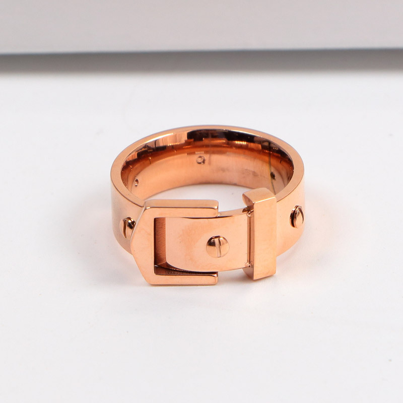 15g Weight Rings Classification 1 Piece Fashion Rhombus Titanium Steel Plating Rings