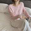 ice cream cream Sweater 200 Early Autumn new pattern Hollow sweater T-shirts Socket Paige jacket