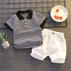 Summer clothing, summer set, children's fashionable polo, with short sleeve