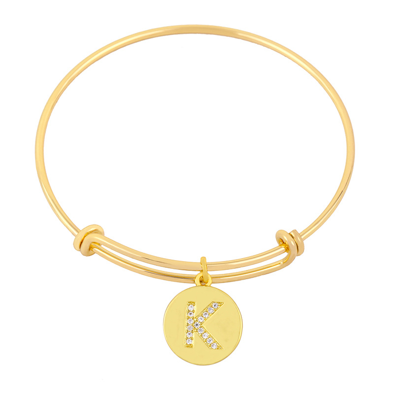 bracelet popular push-pull bracelet 26 alphabet bracelet creative alphabet bracelet wholesale nihaoj