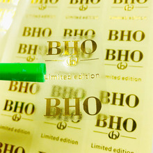 防水不干胶标签纸 烫金贴纸定制logo封口贴纸 彩色不干胶来图定制