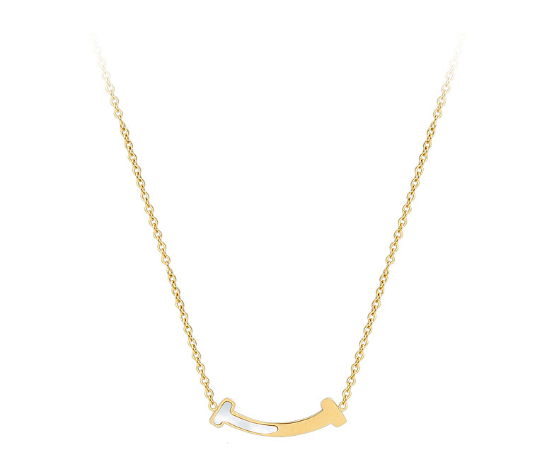 18K Real Gold Plated Plating Material Titanium Steel Fashion Necklace