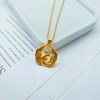 Bonato -plated matte Pisces pendant exquisite craftsmanship imitation Golden Phoenix Star Pendant Women's Jewelry