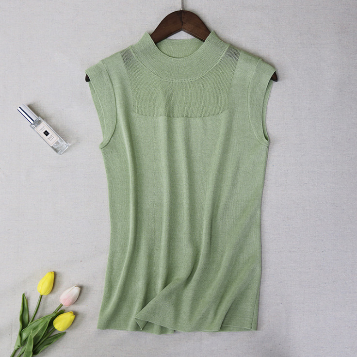 Women's Vest Tank Tops Hollow Out Casual Solid Color display picture 4