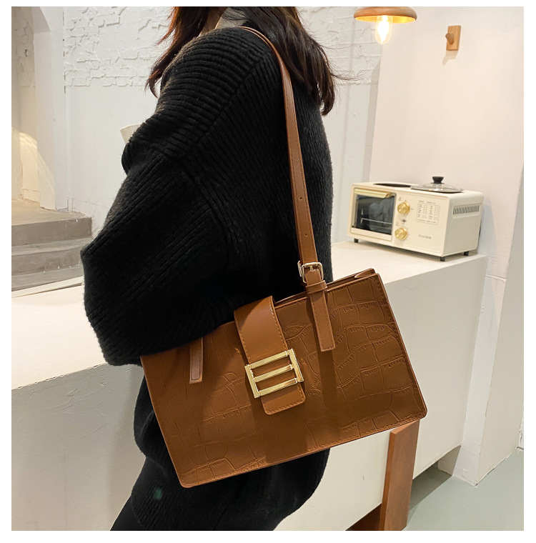 Korean Women's Bag Fashion Handbag Underarm Casual Small Square Bag display picture 11