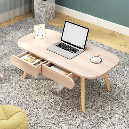 Nordic style coffee table living room sofa side table simple modern Internet celebrity tea table small apartment home storage small coffee table