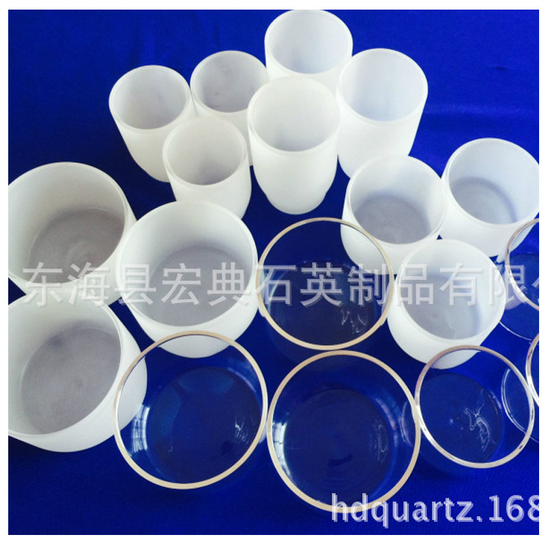 石英坩埚 乳白石英坩埚 管式炉石英管石英舟石英试管片 实验仪器