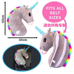 Amazon Unicorn Car Child Safety Belt Pillow Cover Cushion Baby Sleeping Support Pillow Cartoon