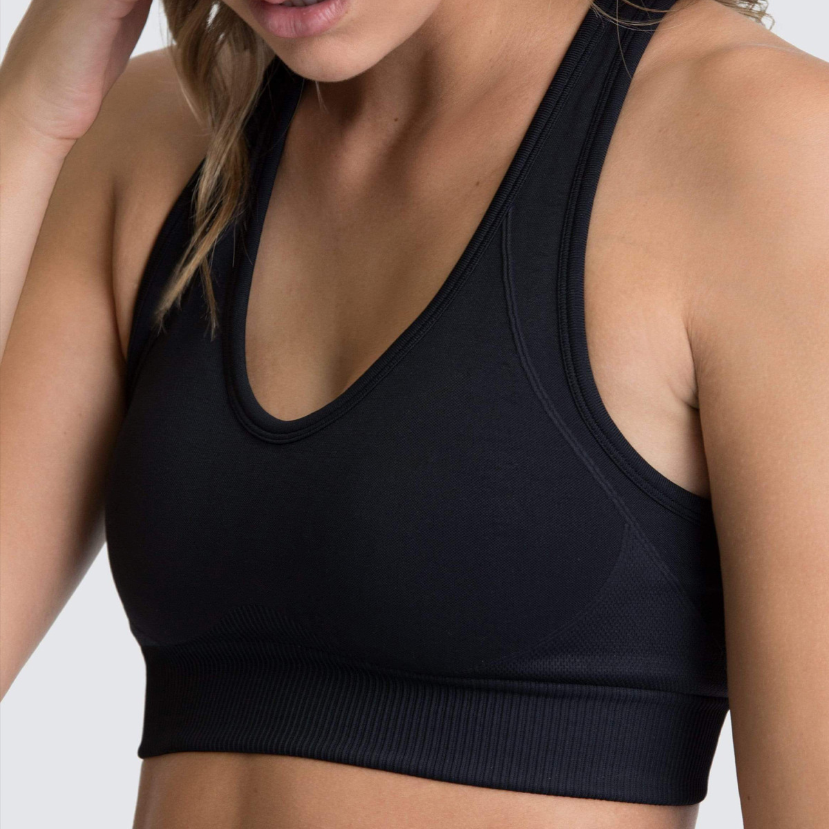 Quick-drying seamless knitted fitness vest NSLX20253