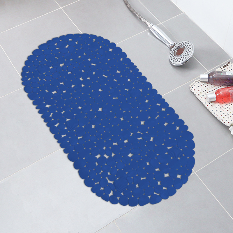 Baño antideslizante alfombra de baño de PVC cuarto de baño ducha ventosa alfombra de piso bañera antideslizante alfombra de baño liso de color sólido estera