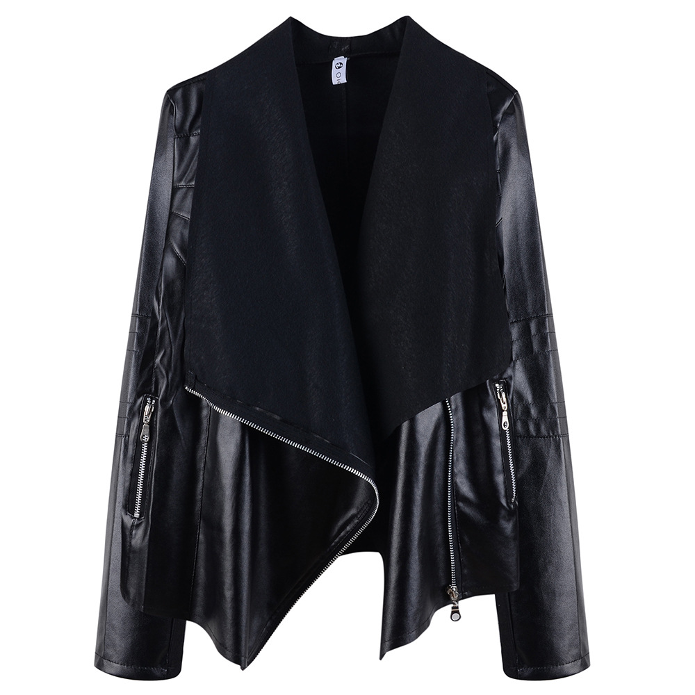 Veste cuir femme en PU - Ref 3447361 Image 37