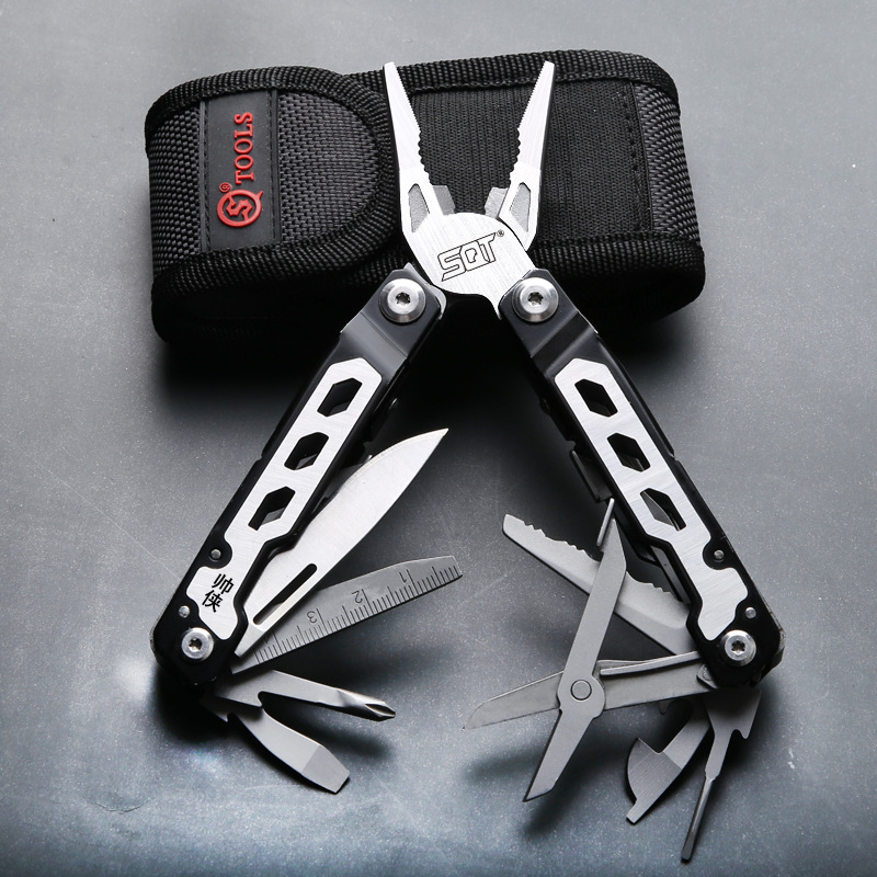 2020新款SQT顺全作多功能组合工具钳子折叠野外edc工具剪轻巧便携