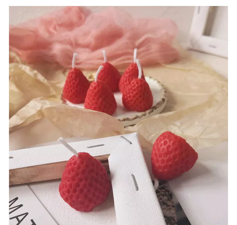 Birthday Sweet Strawberry Soy Wax 1 Piece display picture 1