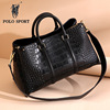 new pattern lady Leather bags One shoulder Diagonal bag The single shoulder bag lady fashion 2020 Crocodile print Business package