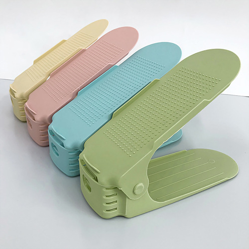 Shoe Stand Double Layer Shoe Rack Home Organizer DIY Adjustable Dorm Space-Saving Shoe Cabinet Shoe Storage Bracket