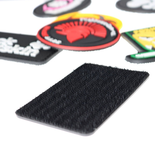 PVC Waterproof Velcro Arm Band Sleeve Emblem Clothing Bag Accessory Personalized Rubber Droplet Glue Seal