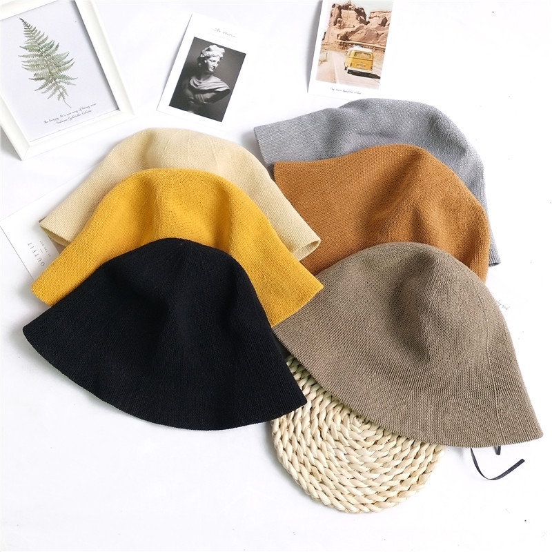 Potted Plant Hat Hat Female Summer Korean Version Of The Tide Wild Fashion Net Red Japanese Thin Bucket Fisherman Hat Sun Hat Nihaojewelry display picture 3