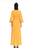The manufacturer directly provides edodo's new Muslim women's dress， Middle East Arab seven point sleeve large swing lon