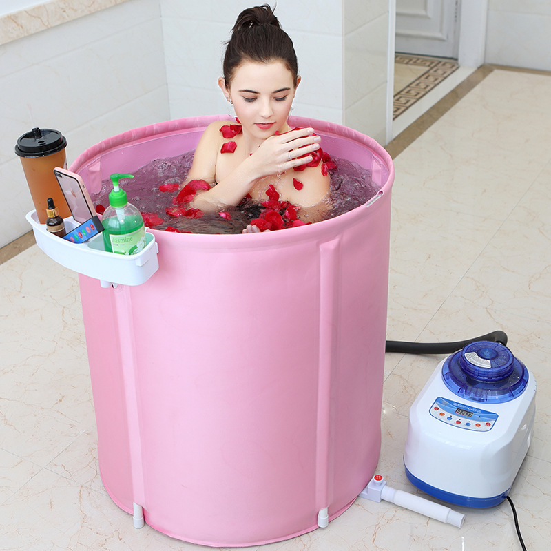 Manufactor fold Bathtub Bath barrel bath bucket space adult thickening Apartment Lazy man household Deep soaking