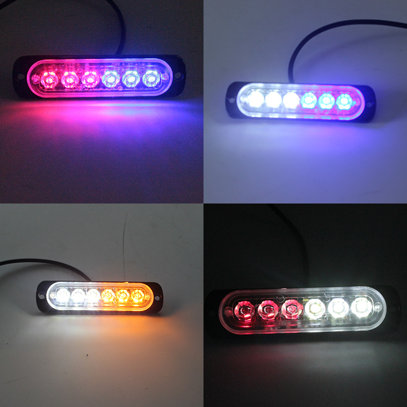 Coche Camioneta Pickup universal luz flash luz ultrafina luz lateral 24V 6LED
