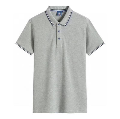 men's wear T-shirt customized moisture absorption Perspiration DIY Manufactor Customized enterprise polo Slim fitting advertising shirt