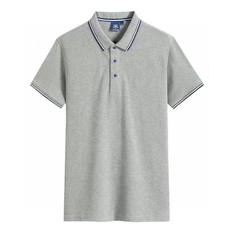 men's wear T-shirt customized moisture absorption Perspiration DIY Manufactor Customized enterprise polo Slim fitting advertising shirt