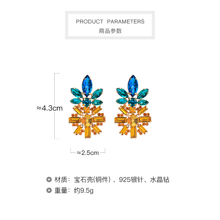 Pineapple  Exaggerated Fruit Earrings display picture 4