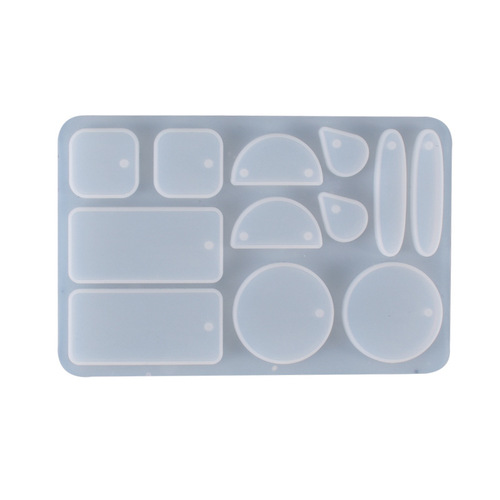 Poppy diy crystal drip silicone mold earring pendant creative handmade pendant decorative silicone mold