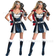 雷神之锤超人装 出口游戏cosplay服  万圣节舞台表演服