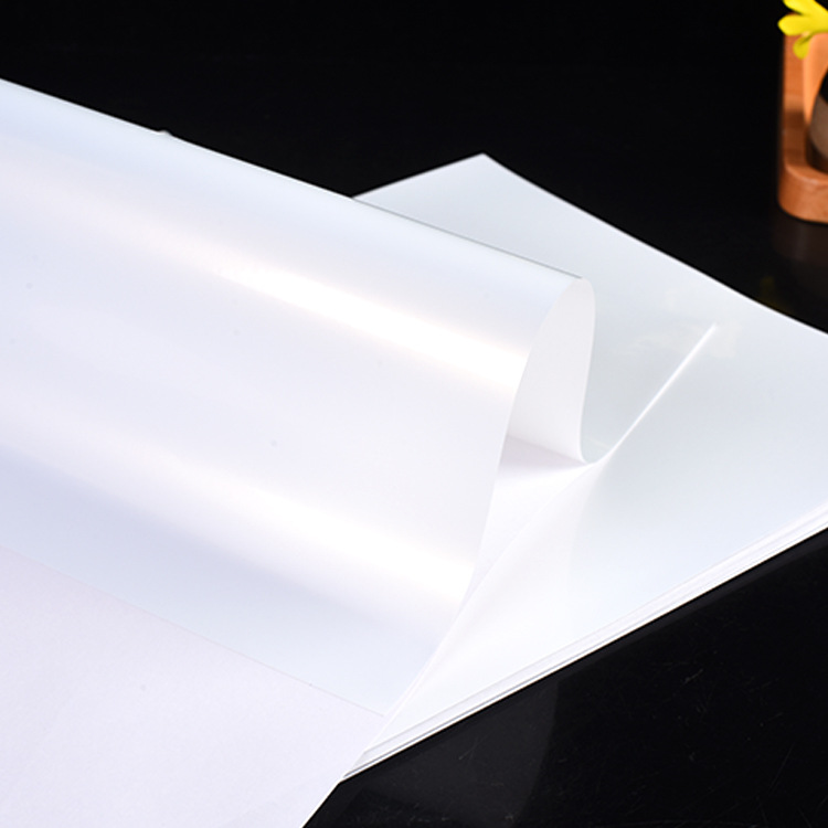 A4 imprimible brillante papel sintético mate adhesivo impermeable de secado rápido de inyección de tinta láser uso brillante PP estándar americano