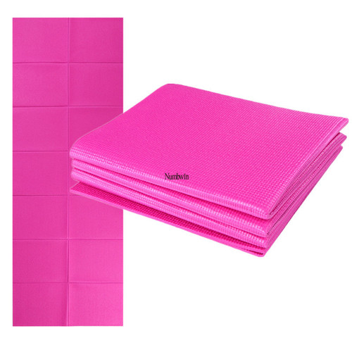 PVC folding yoga mat sports fitness mat sit-ups blanket portable foldable cross-border Amazon