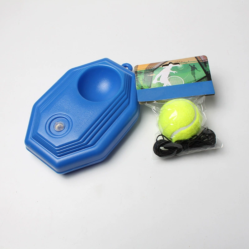 Tennis Training Rebound Base, Rope-Attached Self-Training Ball Holder, Portable 20×15×7 cm