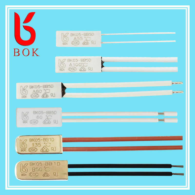 小体积微型2A常开40-130度温度开关生产厂家定制热保护器